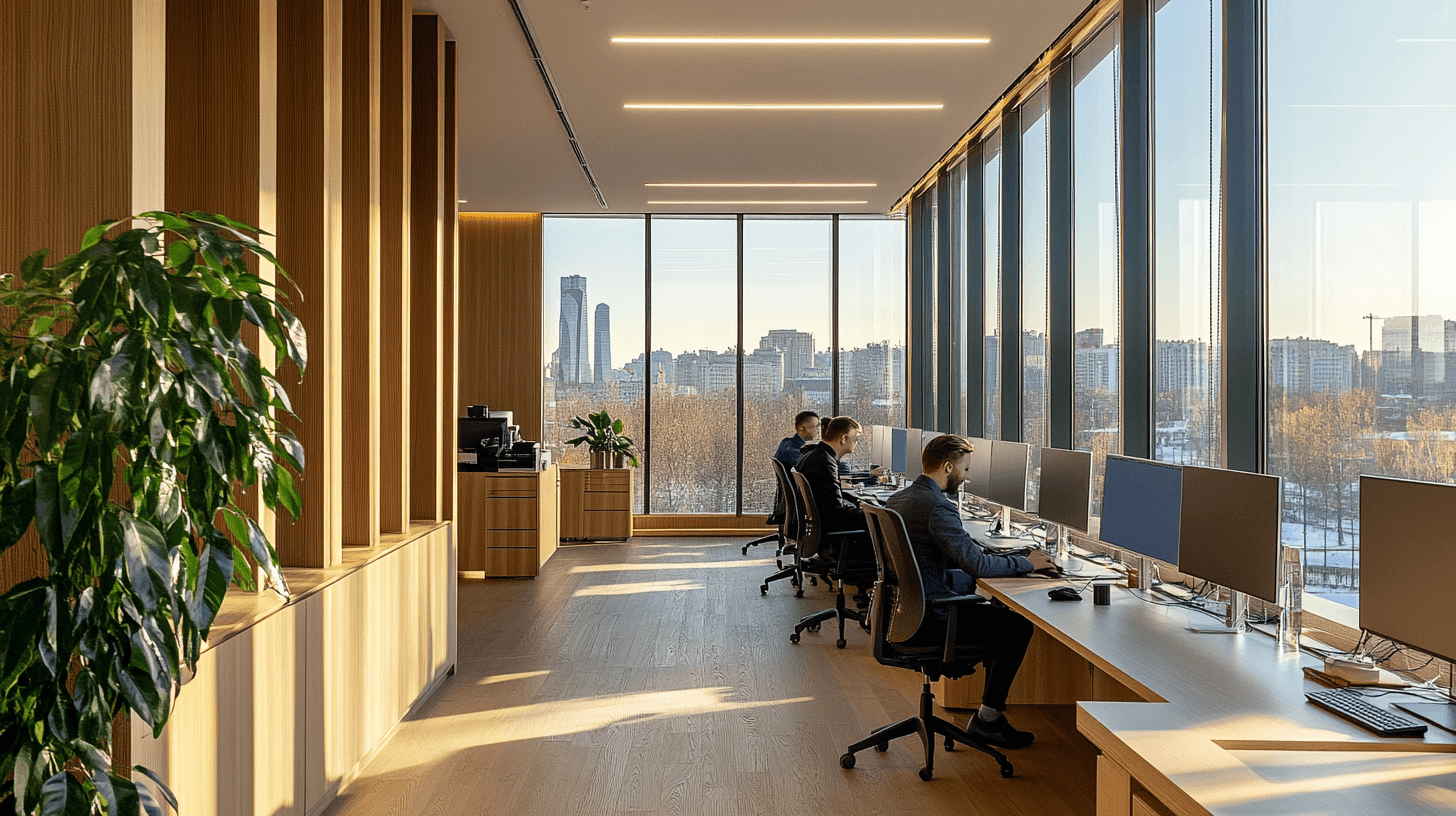 Команда Инфологистик-24 в офисе